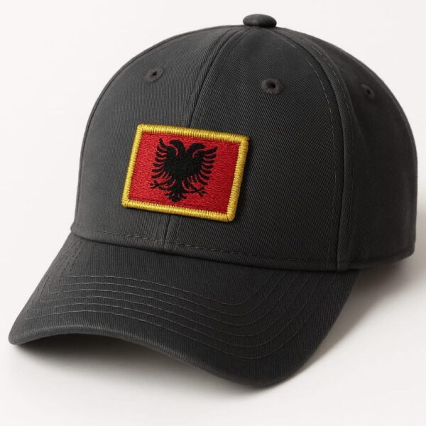 BP0221-057A Bandeira Albânia Patch Bordado 5,7x3,8cm - Imagem 5