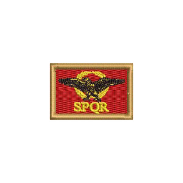 BP0234-031 Bandeira Império Romano Patch Bordado 3,8x2,5cm - Imagem 9