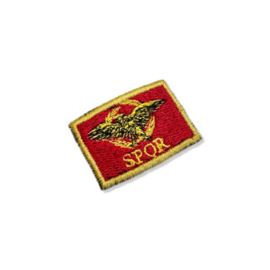 BP0234-031 Bandeira Império Romano Patch Bordado 3,8×2,5cm