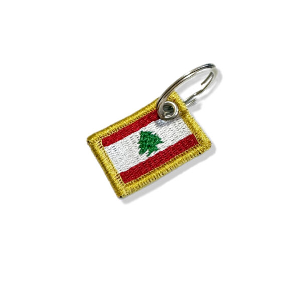 BP0446-031 Bandeira Líbano Patch Bordado 3,8x2,5cm - Imagem 7