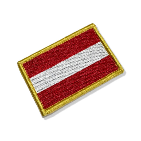 BP0003-001 Bandeira Austria Patch Bordado 7,5x5,0cm - Imagem 4