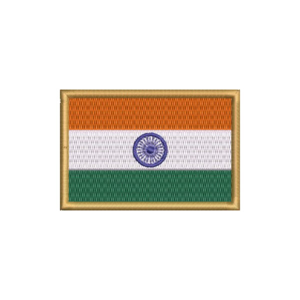 BP0191-001 Bandeira Índia Patch Bordado 7,5x5,0cm - Imagem 8