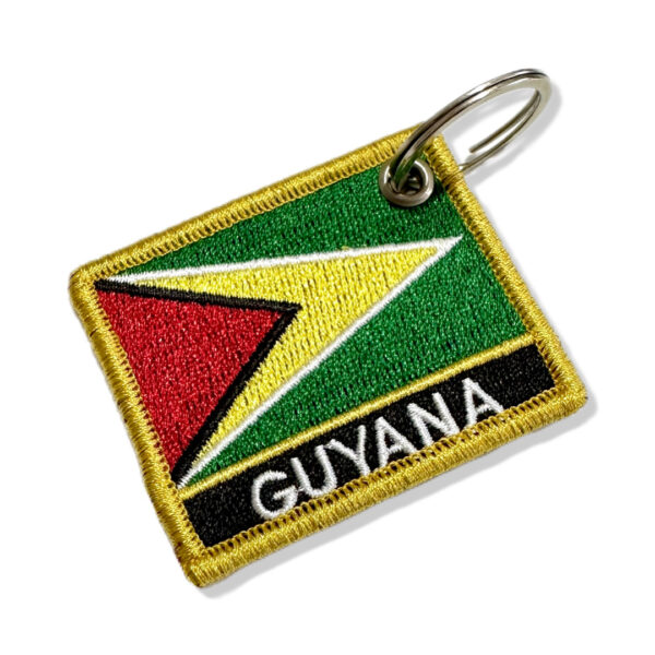 BP0224N-011 Bandeira Guiana Patch Bordado 5,7×4,8 cm - Imagem 7