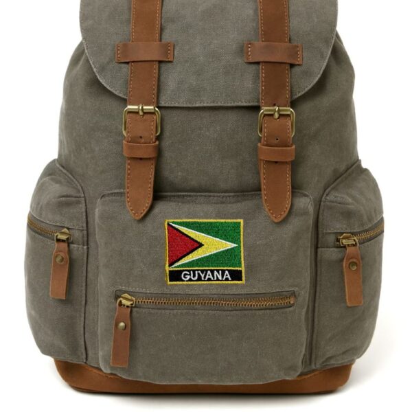 BP0224N-011 Bandeira Guiana Patch Bordado 5,7×4,8 cm - Imagem 6