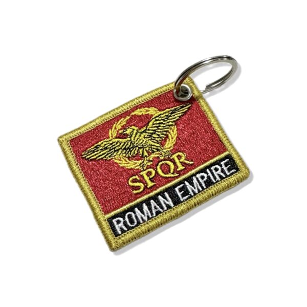 BP0234N-011 Bandeira Império Romano Patch Bordado 5,7x4,8cm - Imagem 7