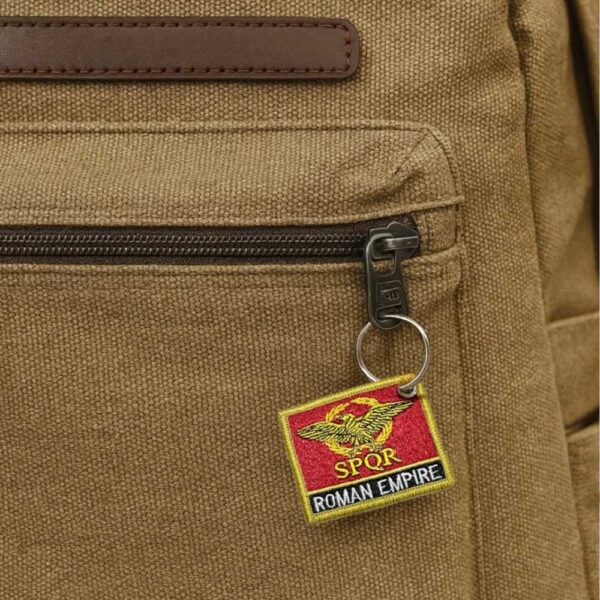 BP0234N-011 Bandeira Império Romano Patch Bordado 5,7x4,8cm - Imagem 8