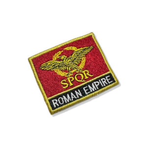 BP0234N-011 Bandeira Império Romano Patch Bordado 5,7×4,8cm